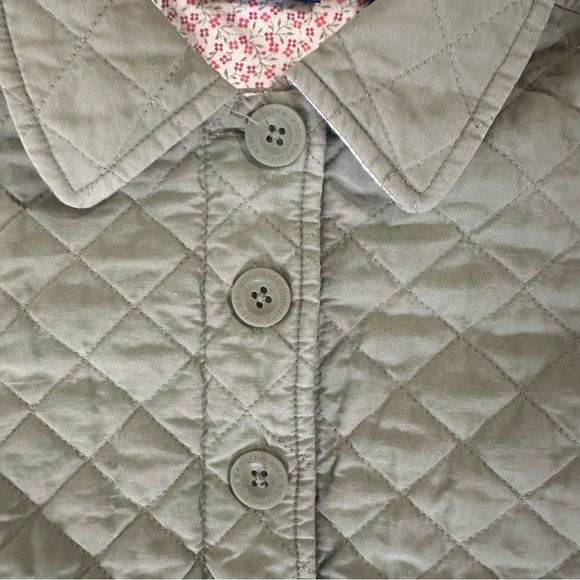 Osh Kosh Geniune Kids Girls Green Quilted Jacket 4T - Picture 6 of 8